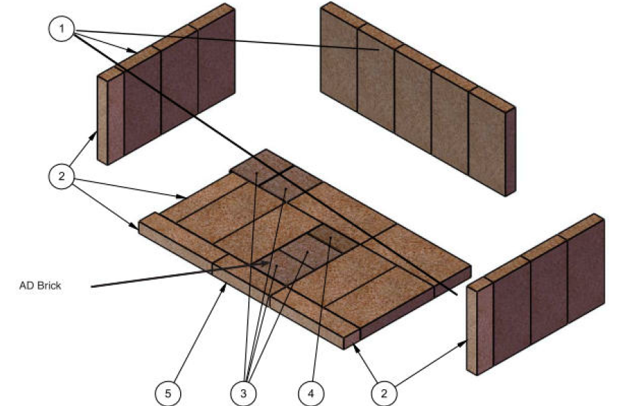 BRIQUES RFRACTAIRES THERMIQUES poele bois et foyers